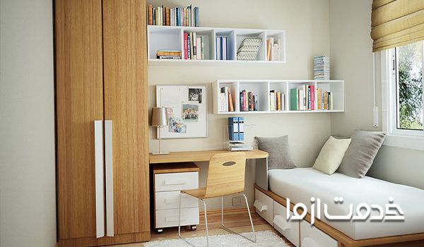 دکوراسیون اتاق خواب خانه کوچک