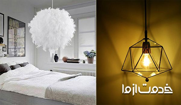 انواع لوستر اتاق خواب و تاثیر دکوراسیون اتاق خواب 