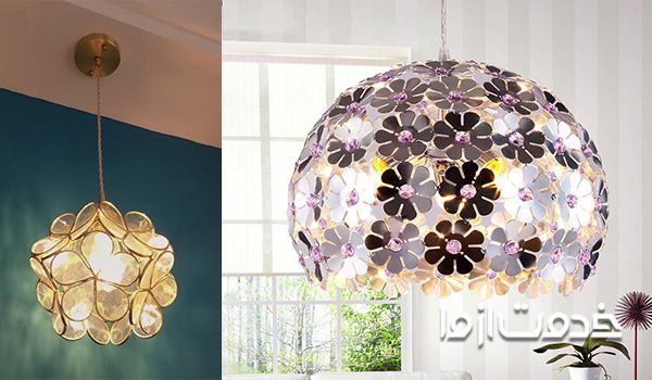 لوستر اتاق خواب دخترانه