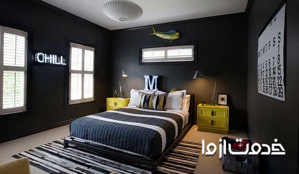 لوستر اتاق خواب پسرانه اسپرت