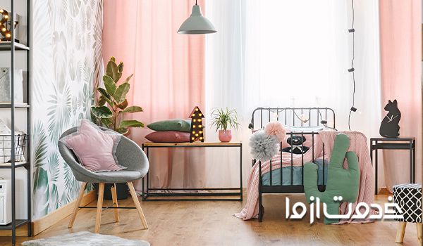 دکوراسیون اتاق خواب دخترانه جوان 2019