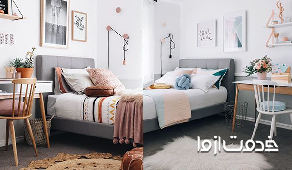 دکوراسیون اتاق خواب دخترانه نوجوان