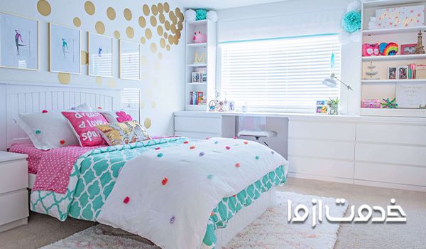 دکوراسیون اتاق خواب دخترانه خاص