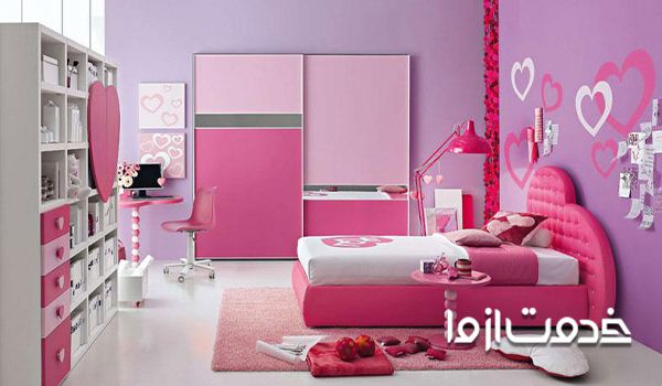 سبک‌های خاصی از این نوع تخت خواب‌ها اتاق خواب دخترانه