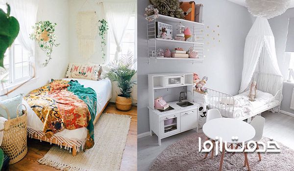 دکوراسیون اتاق خواب دخترانه در سنین مختلف