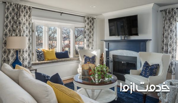 طرح اسباب و اثاثیه در دکوراسیون منزل به سبک انگلیسی-مبلمان سبک انگلیسی