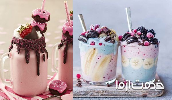 طرز تهیه نوشیدنی تابستانی با بستنی