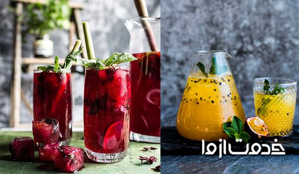 نوشیدنی سرد و ساده - نوشدینی خنک تابستانی