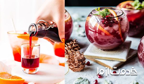 انواع شربت خنک تابستان - شربت گرنادین