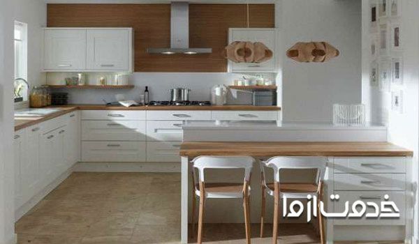 طرح جدید اپن آشپزخانه ایرانی -طراحی اپن آشپزخانه ایرانی به سبک کابینت