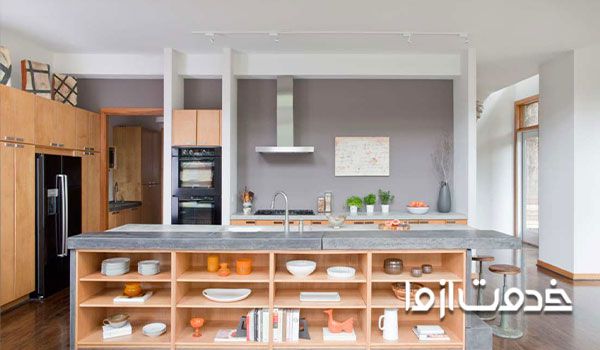 پوشش برای اپن آشپزخانه ایرانی