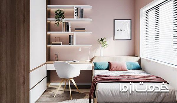 دکوراسیون اتاق خواب 3 * 4