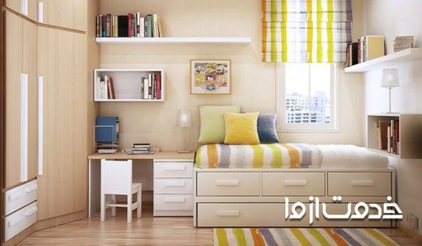 طراحی اتاق خواب ۱۲متری در سبک جدید
