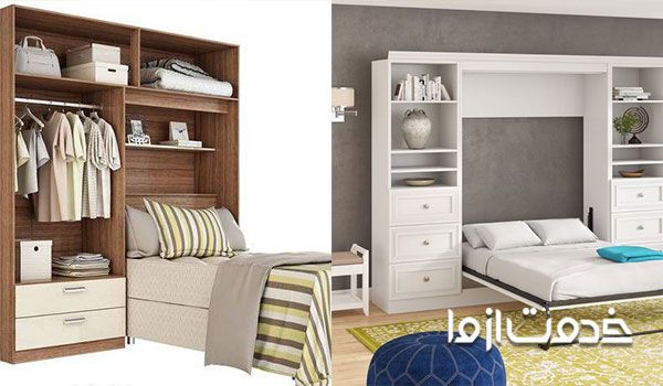کمد دیواری اتاق خواب ۱۲ متری