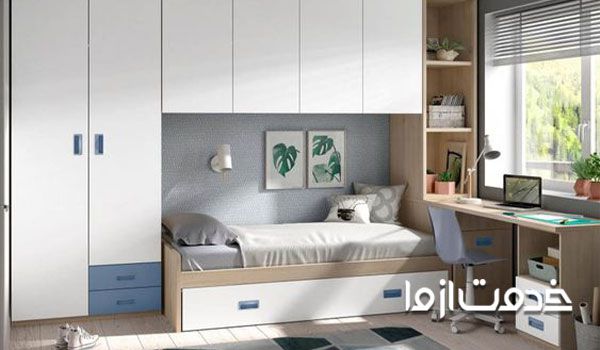 چیدمان اتاق خواب ۱۲متری