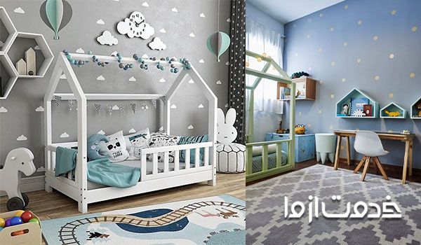 دکوراسیون اتاق خواب ۱۲متری پسرانه در سنین کمتر 