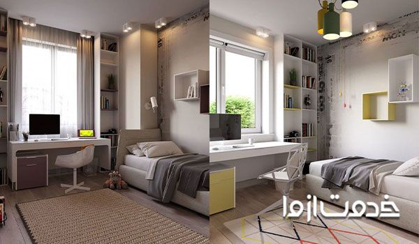 دکوراسیون اتاق ۱۲ متری