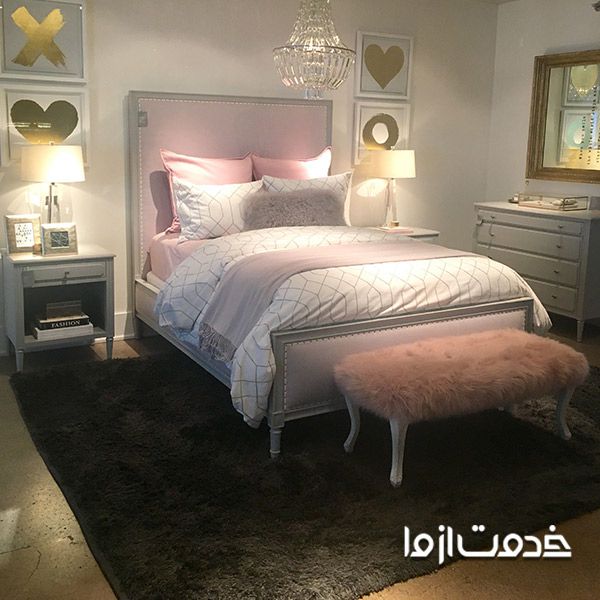 دکوراسیون اتاق ۱۲ متری دخترانه