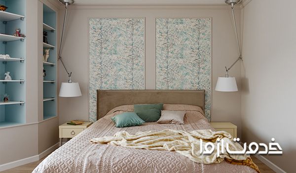 دکوراسیون اتاق خواب 12 متری