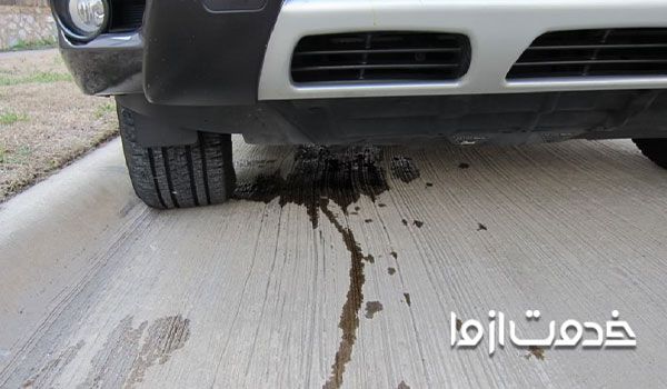 نشانه‌های خرابی توربین گیربکس اتوماتیک - روغن ریزی در پشت پمپ