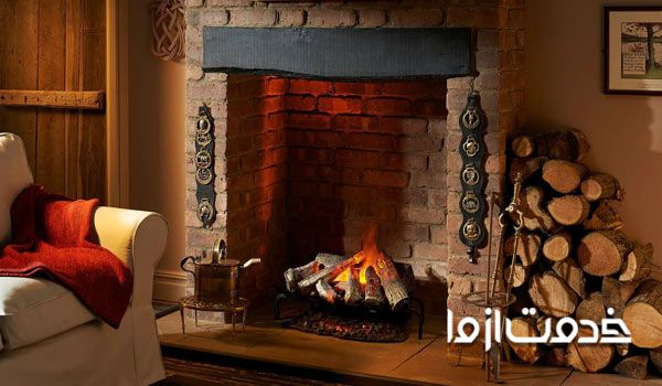 علت دود دادن شومینه هیزمی