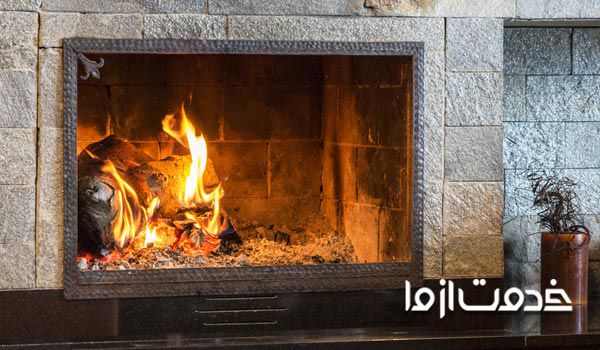 دودکش شومینه هیزمی