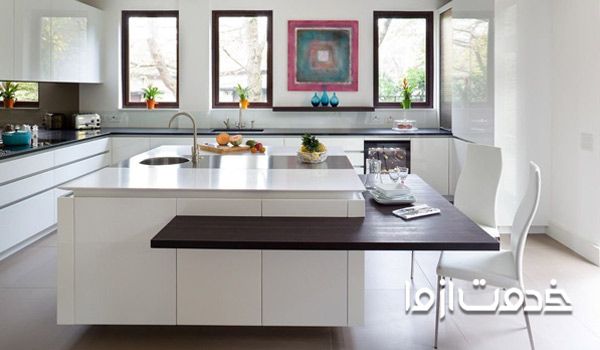 جزیره آشپزخانه مدرن