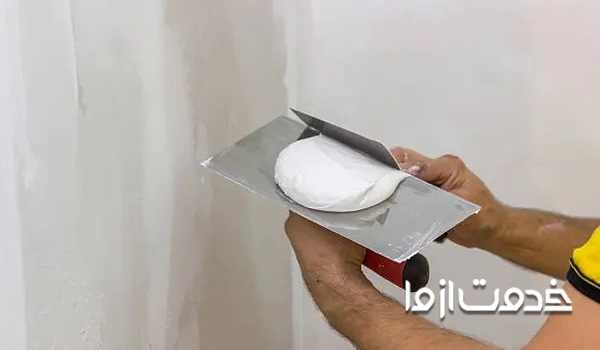 آماده سازی بتونه خشک شده 