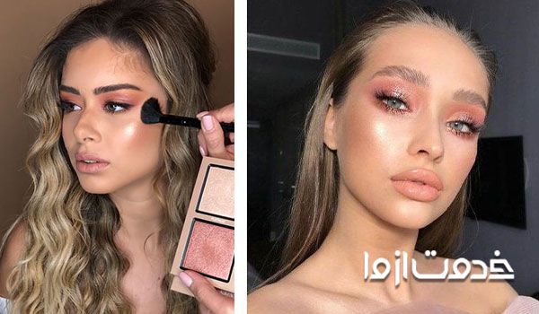 آرایش گونه‌ها در متد آرایشی نود