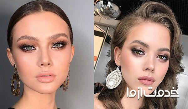 آرایش نود بر روی پوست متوسط یا گندمی