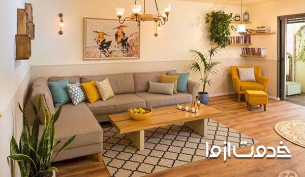 تاثیر هارمونی رنگها در دکوراسیون داخلی