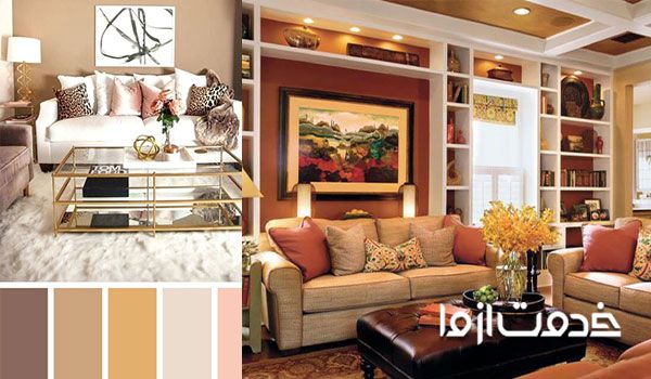 هارمونی رنگ کرم برای چیدمان منزل 