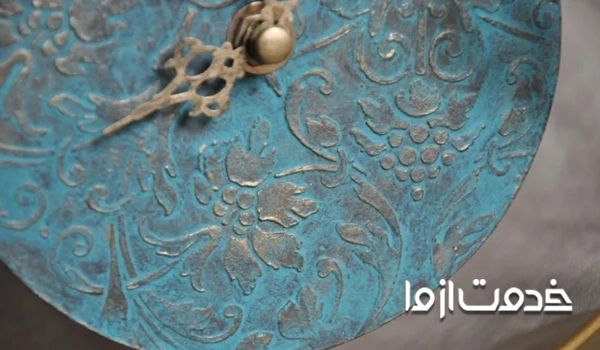 اجرای پتینه روی ساعت