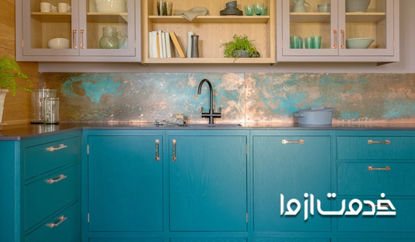 پتینه کاری آشپزخانه مدرن