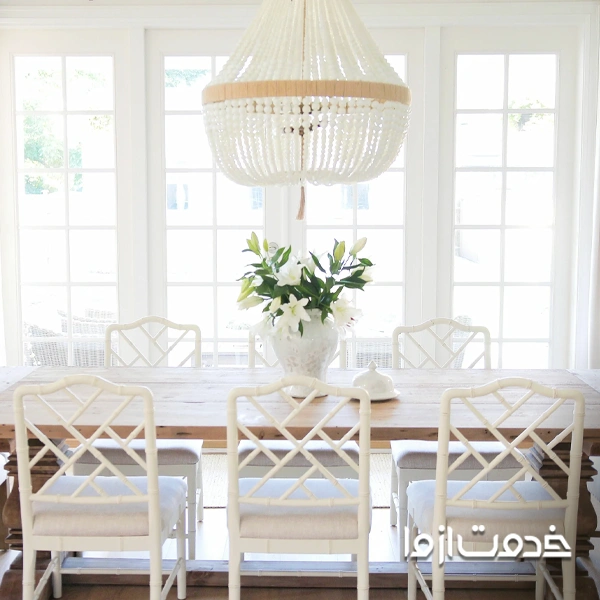 رنگ استخونی برای درب حیاط