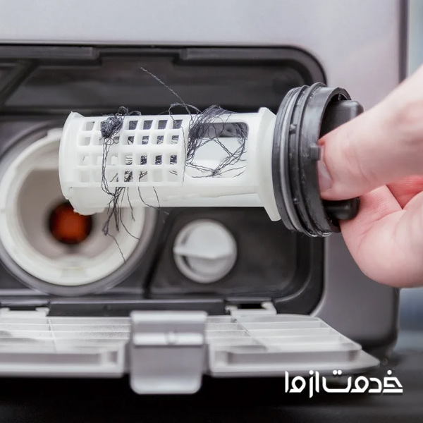 علت نشت اب از زیر ماشین لباسشویی اسنوا