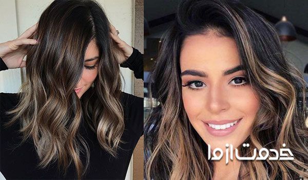 بهترین هایلایت روی موی تیره