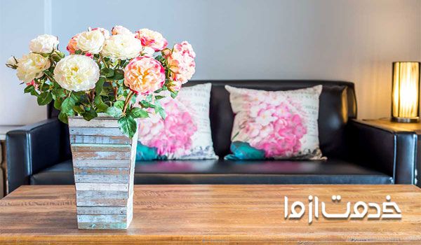 تزیین خانه با گل مصنوعی