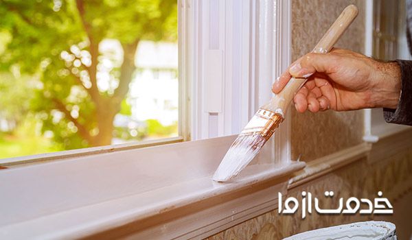 قلموی مناسب برای رنگ کردن پنجره