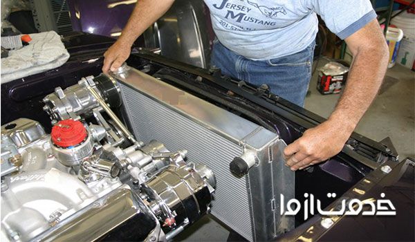 کم شدن آب مخزن رادیاتور پراید