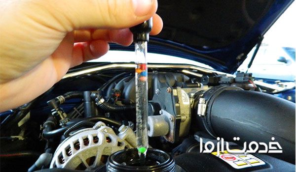 کم شدن آب رادیاتور 405