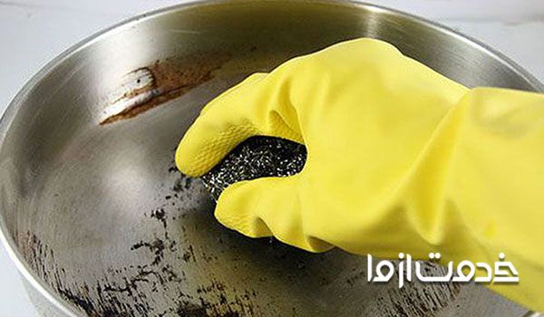 تمیز کردن ظروف مسی 
