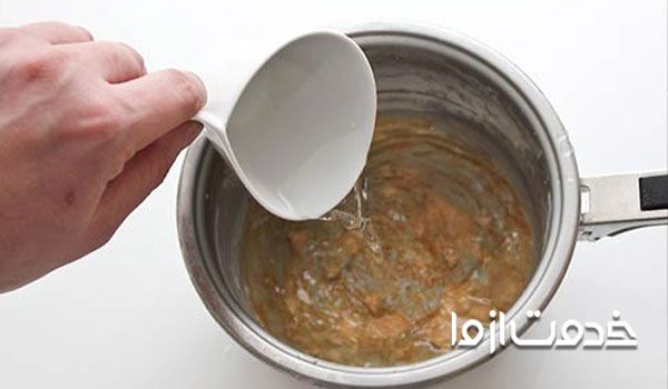 ترکیب سرکه و جوش شیرین سفيد كردن ظروف رويي