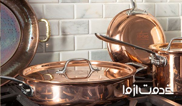 جلوگیری از سیاه شدن ظروف مسی و روحی