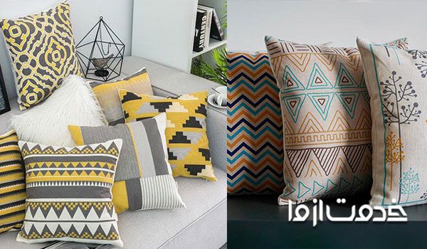 شستن کوسن مبل بر اساس پارچه رویه آن