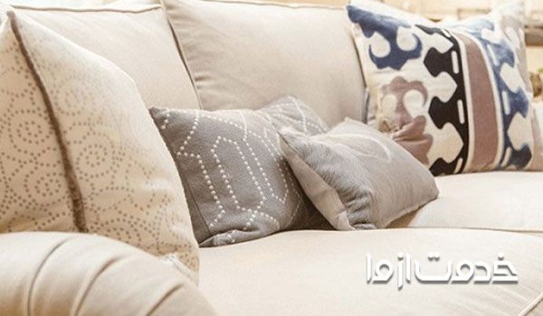 شستن کوسن مبل با مواد شوینده