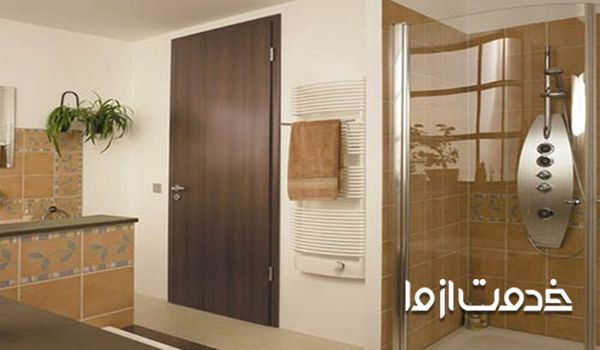  درب upvc سرویس بهداشتی