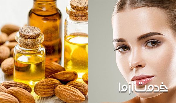 روغن بادام و روشنی سیاهی دور چشم