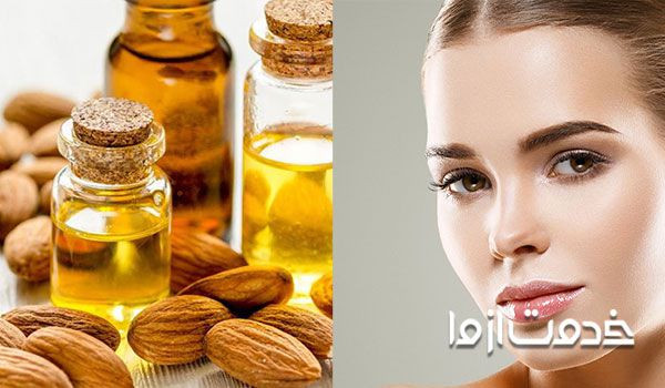 روغن بادام و روشنی سیاهی دور چشم