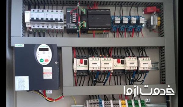 نقشه تابلو برق بوستر پمپ آب